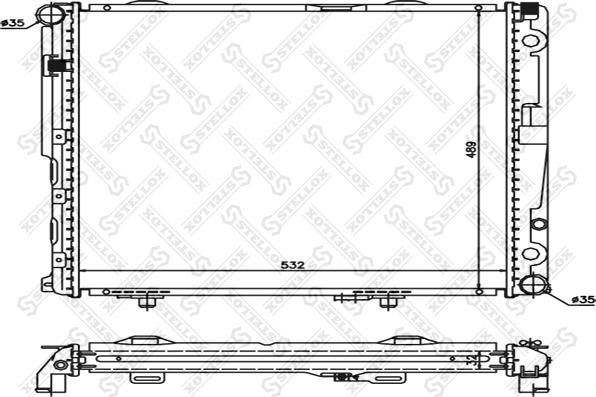 Stellox 10-25901-SX - Hladnjak, hladjenje motora www.molydon.hr