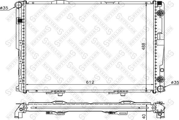 Stellox 10-25903-SX - Hladnjak, hladjenje motora www.molydon.hr