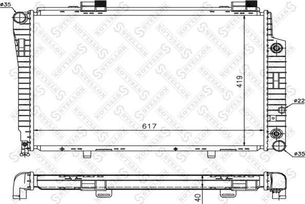 Stellox 10-25916-SX - Hladnjak, hladjenje motora www.molydon.hr