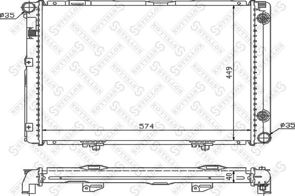 Stellox 10-25910-SX - Hladnjak, hladjenje motora www.molydon.hr