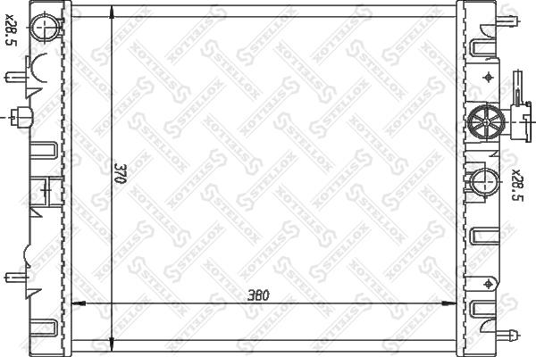 Stellox 10-25984-SX - Hladnjak, hladjenje motora www.molydon.hr