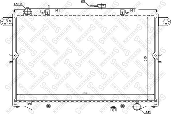 Stellox 10-25440-SX - Hladnjak, hladjenje motora www.molydon.hr