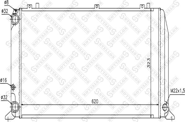 Stellox 10-25542-SX - Hladnjak, hladjenje motora www.molydon.hr