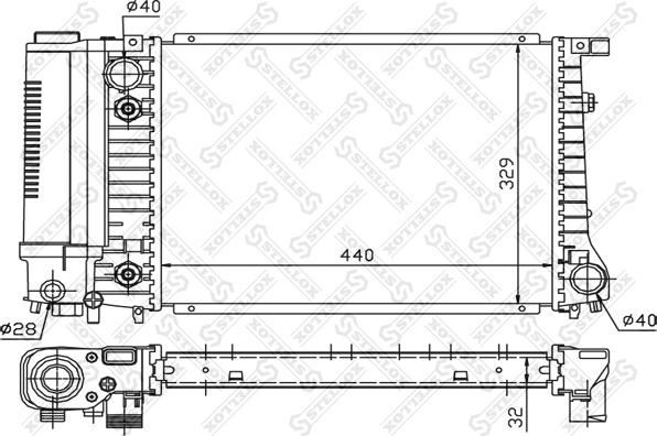 Stellox 10-25565-SX - Hladnjak, hladjenje motora www.molydon.hr