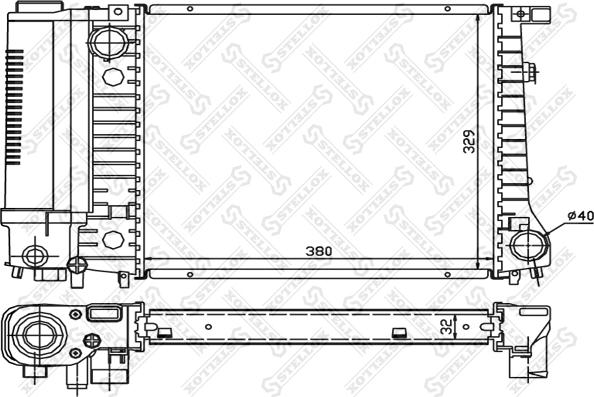 Stellox 10-25566-SX - Hladnjak, hladjenje motora www.molydon.hr