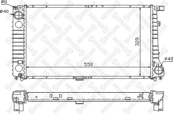 Stellox 10-25568-SX - Hladnjak, hladjenje motora www.molydon.hr