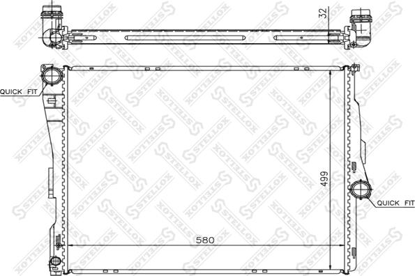 Stellox 10-25587-SX - Hladnjak, hladjenje motora www.molydon.hr