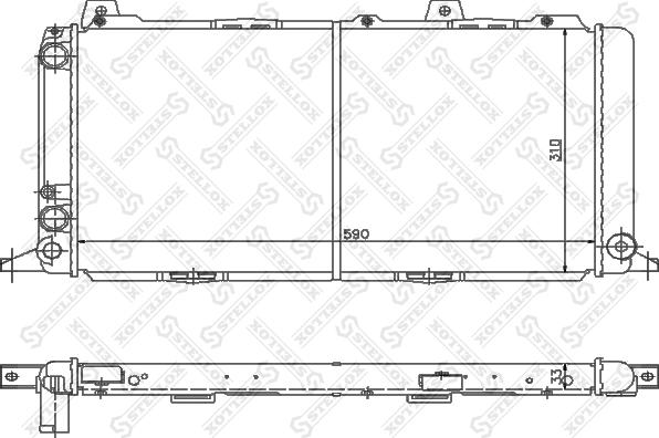 Stellox 10-25531-SX - Hladnjak, hladjenje motora www.molydon.hr