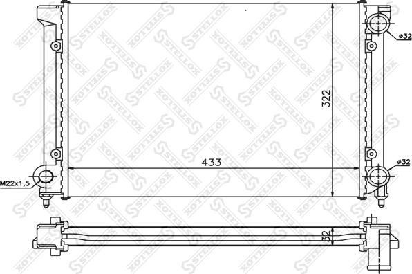 Stellox 10-25049-SX - Hladnjak, hladjenje motora www.molydon.hr