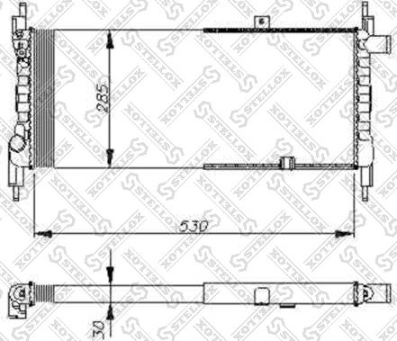 Stellox 10-25048-SX - Hladnjak, hladjenje motora www.molydon.hr