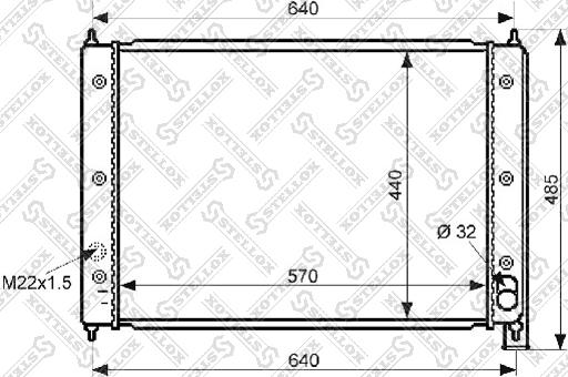 Stellox 10-25042-SX - Hladnjak, hladjenje motora www.molydon.hr