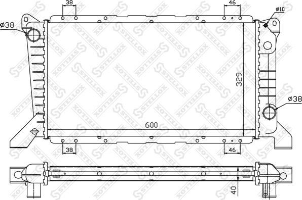 Stellox 10-25056-SX - Hladnjak, hladjenje motora www.molydon.hr