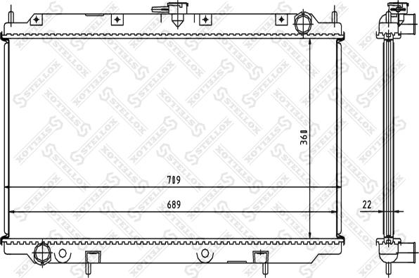 Stellox 10-25058-SX - Hladnjak, hladjenje motora www.molydon.hr