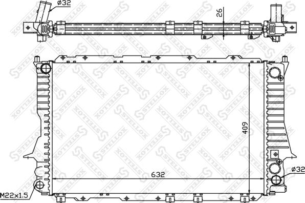 Stellox 10-25053-SX - Hladnjak, hladjenje motora www.molydon.hr