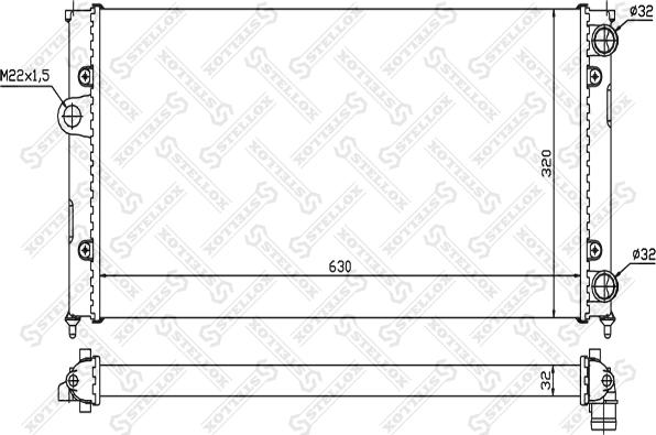 Stellox 10-25069-SX - Hladnjak, hladjenje motora www.molydon.hr