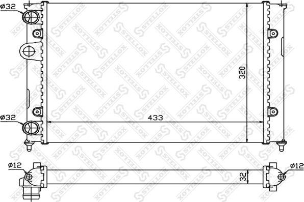 Stellox 10-25068-SX - Hladnjak, hladjenje motora www.molydon.hr