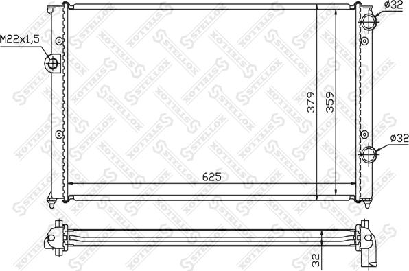 Stellox 10-25009-SX - Hladnjak, hladjenje motora www.molydon.hr