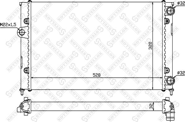 Stellox 10-25005-SX - Hladnjak, hladjenje motora www.molydon.hr