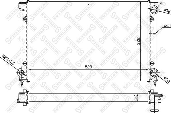 Stellox 10-25000-SX - Hladnjak, hladjenje motora www.molydon.hr