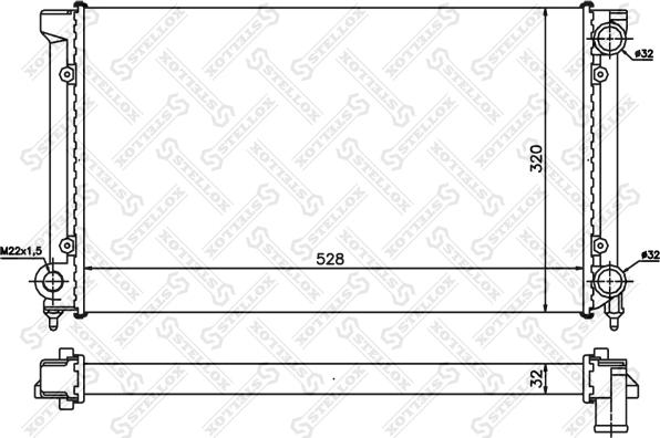 Stellox 10-25003-SX - Hladnjak, hladjenje motora www.molydon.hr