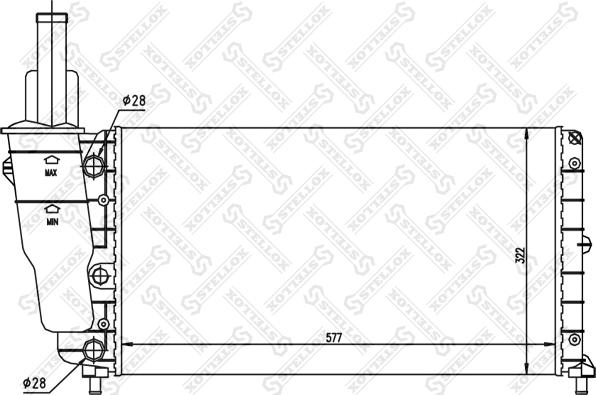 Stellox 10-25084-SX - Hladnjak, hladjenje motora www.molydon.hr