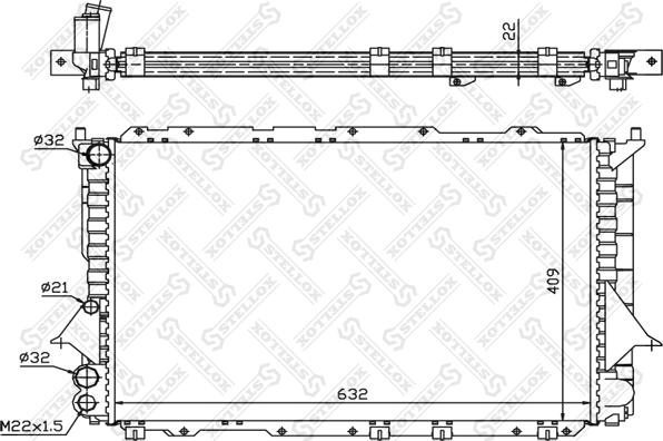 Stellox 10-25081-SX - Hladnjak, hladjenje motora www.molydon.hr