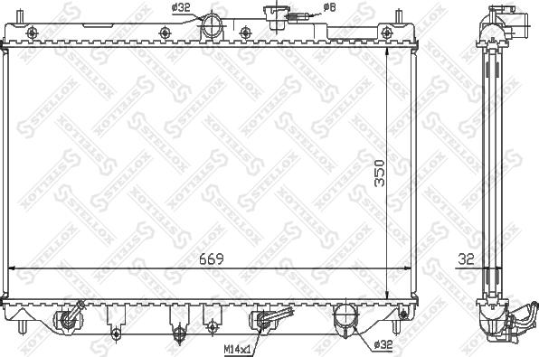 Stellox 10-25088-SX - Hladnjak, hladjenje motora www.molydon.hr