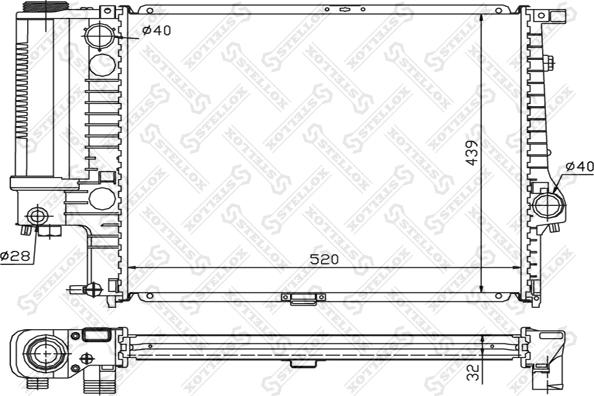 Stellox 10-25024-SX - Hladnjak, hladjenje motora www.molydon.hr