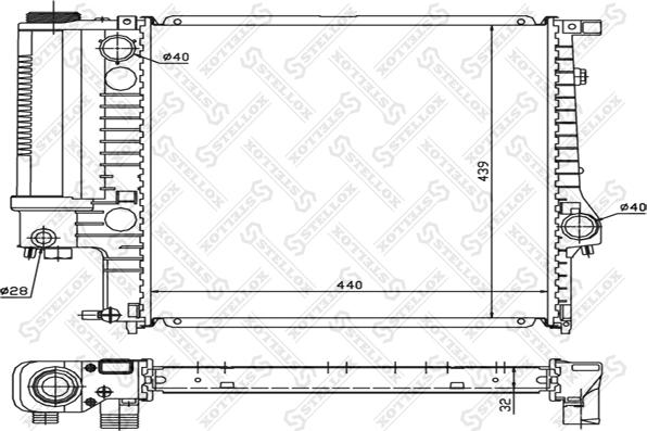 Stellox 10-25023-SX - Hladnjak, hladjenje motora www.molydon.hr