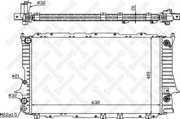 Stellox 10-25079-SX - Hladnjak, hladjenje motora www.molydon.hr