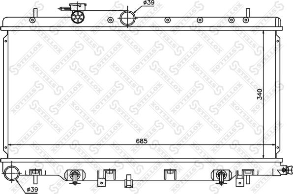 Stellox 10-25144-SX - Hladnjak, hladjenje motora www.molydon.hr