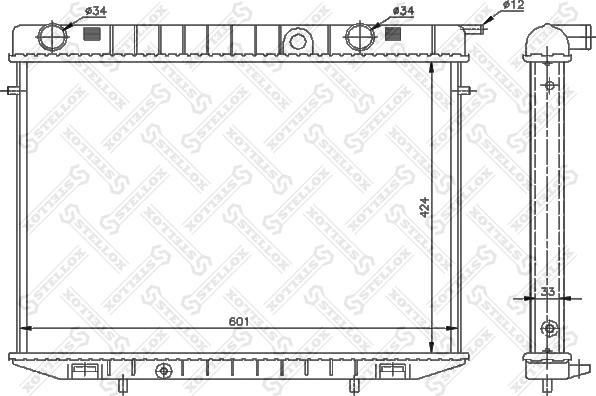 Stellox 10-25141-SX - Hladnjak, hladjenje motora www.molydon.hr