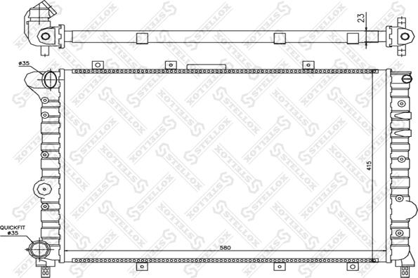 Stellox 10-25160-SX - Hladnjak, hladjenje motora www.molydon.hr