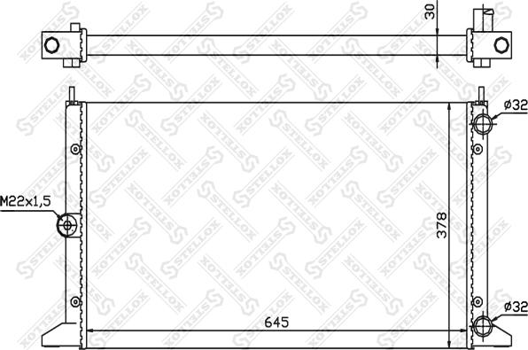 Stellox 10-25107-SX - Hladnjak, hladjenje motora www.molydon.hr