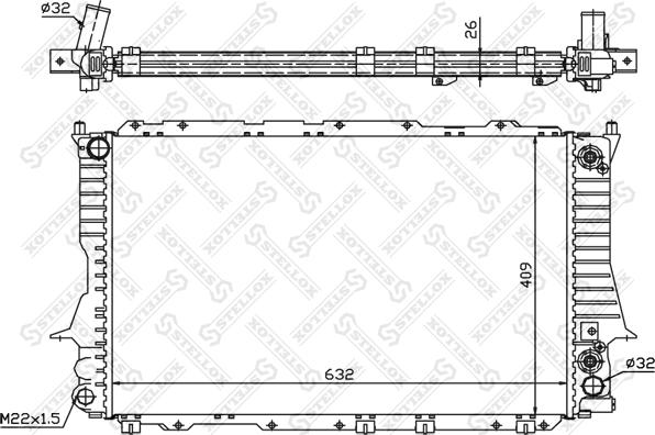 Stellox 10-25181-SX - Hladnjak, hladjenje motora www.molydon.hr