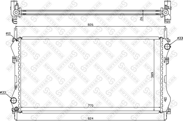 Stellox 10-25131-SX - Hladnjak, hladjenje motora www.molydon.hr