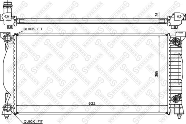 Stellox 10-25178-SX - Hladnjak, hladjenje motora www.molydon.hr