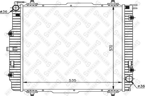 Stellox 10-25881-SX - Hladnjak, hladjenje motora www.molydon.hr