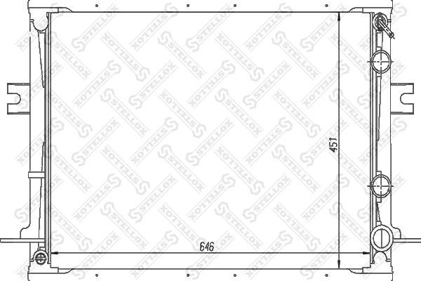 Stellox 10-25827-SX - Hladnjak, hladjenje motora www.molydon.hr