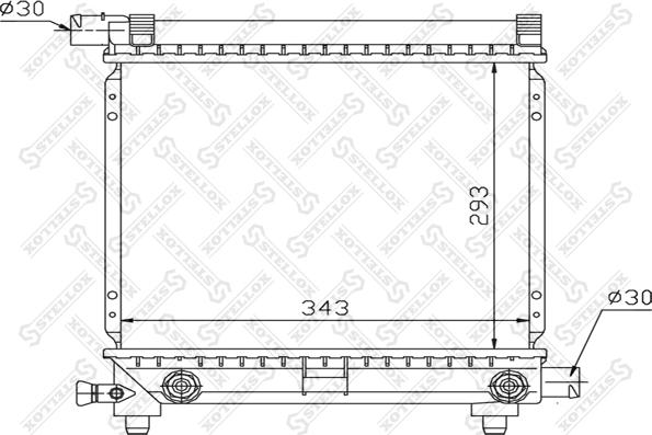 Stellox 10-25870-SX - Hladnjak, hladjenje motora www.molydon.hr