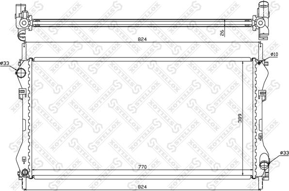 Stellox 10-25375-SX - Hladnjak, hladjenje motora www.molydon.hr