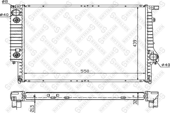 Stellox 10-25256-SX - Hladnjak, hladjenje motora www.molydon.hr