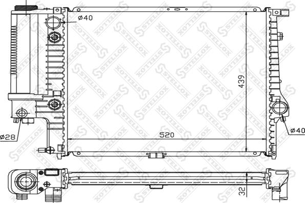 Stellox 10-25250-SX - Hladnjak, hladjenje motora www.molydon.hr