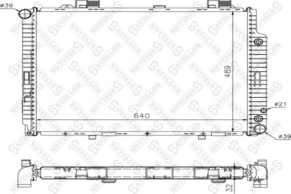 Stellox 10-25261-SX - Hladnjak, hladjenje motora www.molydon.hr