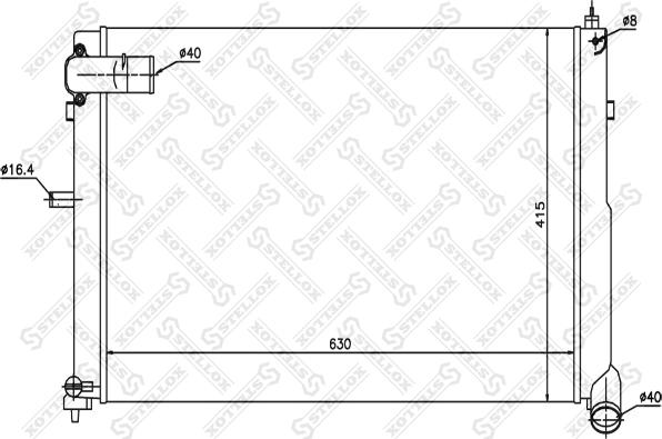 Stellox 10-25263-SX - Hladnjak, hladjenje motora www.molydon.hr