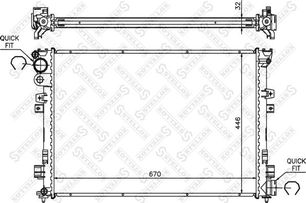 Stellox 10-25212-SX - Hladnjak, hladjenje motora www.molydon.hr