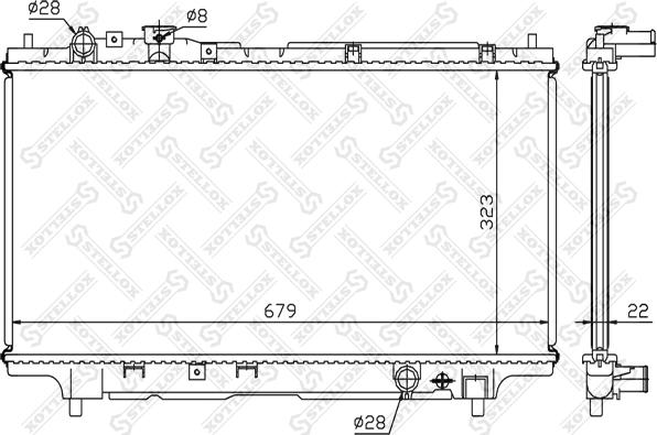 Stellox 10-25217-SX - Hladnjak, hladjenje motora www.molydon.hr