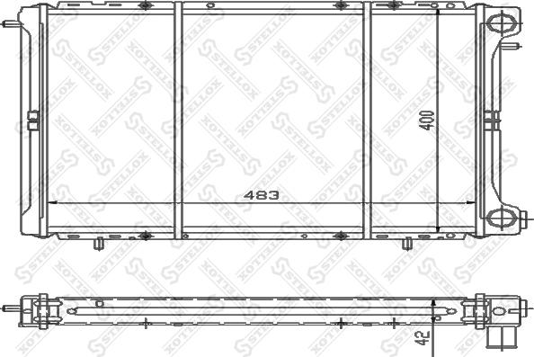 Stellox 10-25232-SX - Hladnjak, hladjenje motora www.molydon.hr