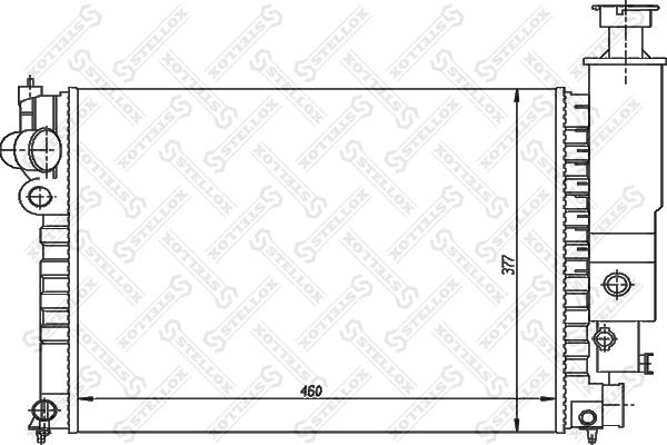 Stellox 10-25227-SX - Hladnjak, hladjenje motora www.molydon.hr