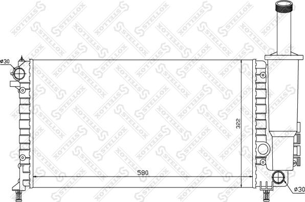 Stellox 10-25757-SX - Hladnjak, hladjenje motora www.molydon.hr